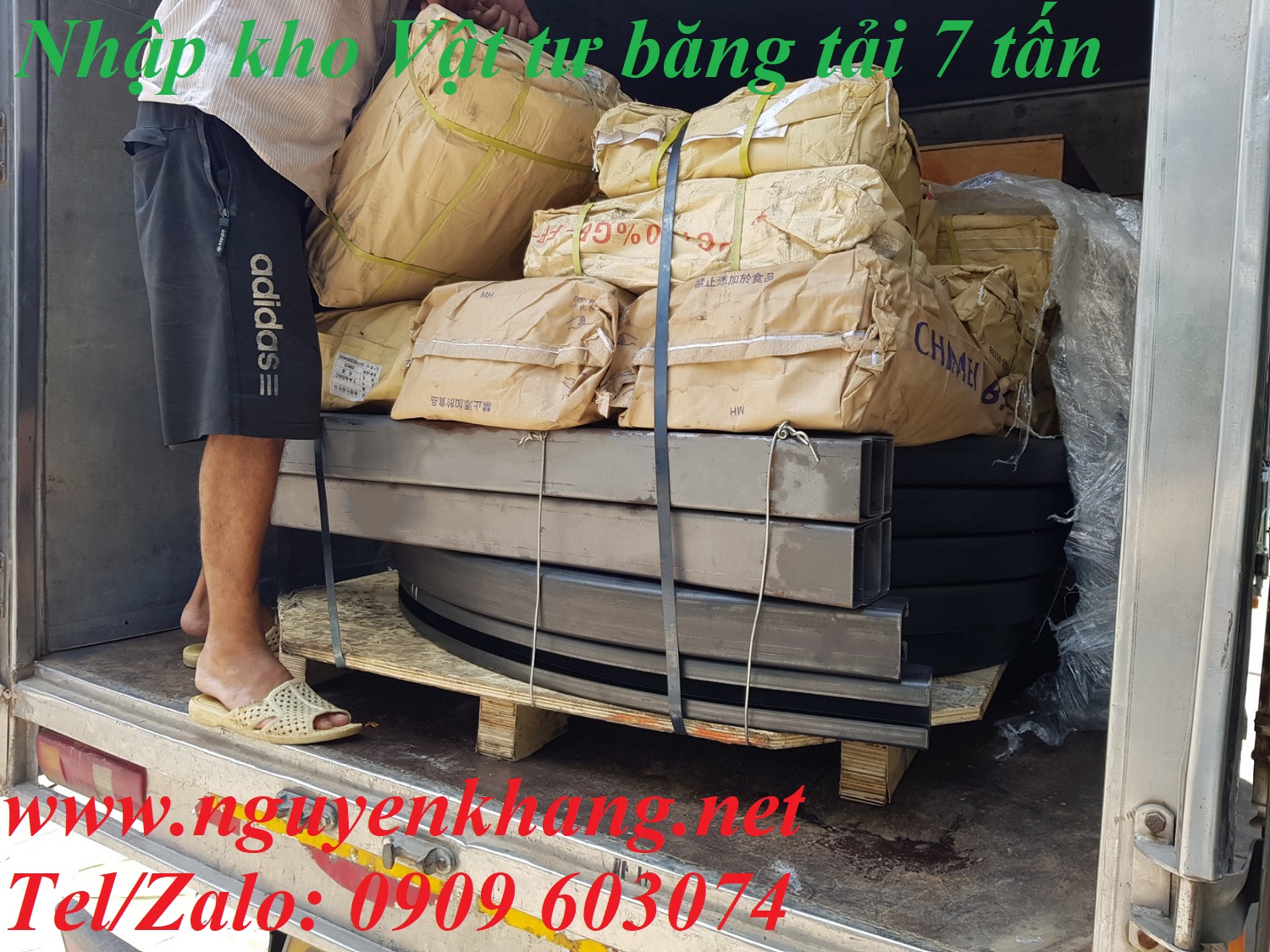 vật tư băng tải 7 tấn