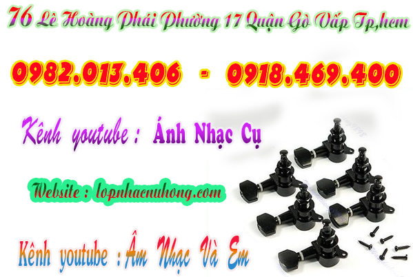 Nơi bán và nhận thay khóa đàn guitar điện tại  Sài Gòn